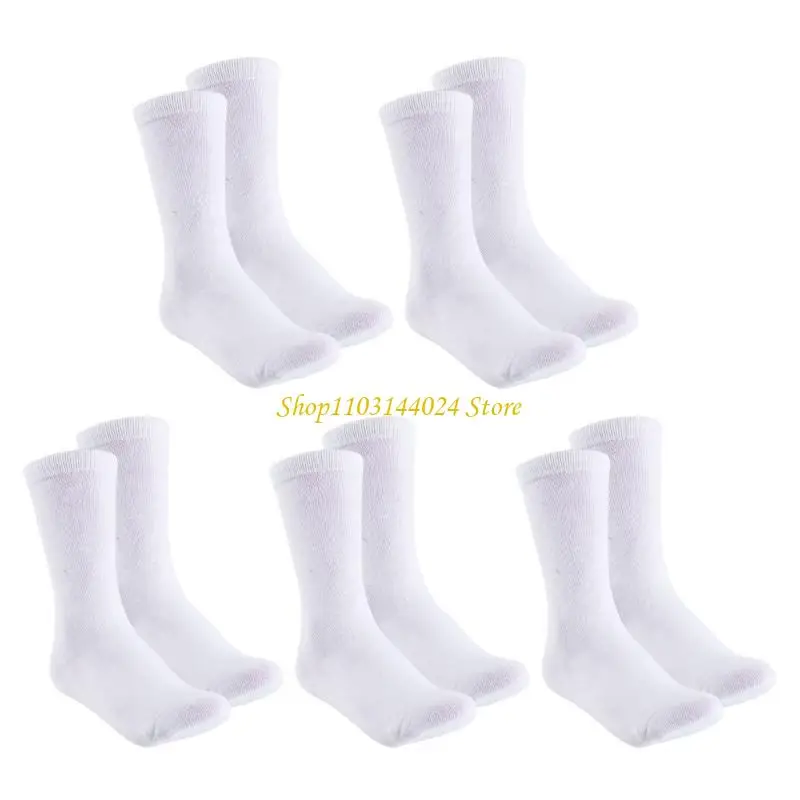 

N5KE 5 пар пустых носков для сублимации. Пустые белые сублимационные носки. Носки «сделай сам».