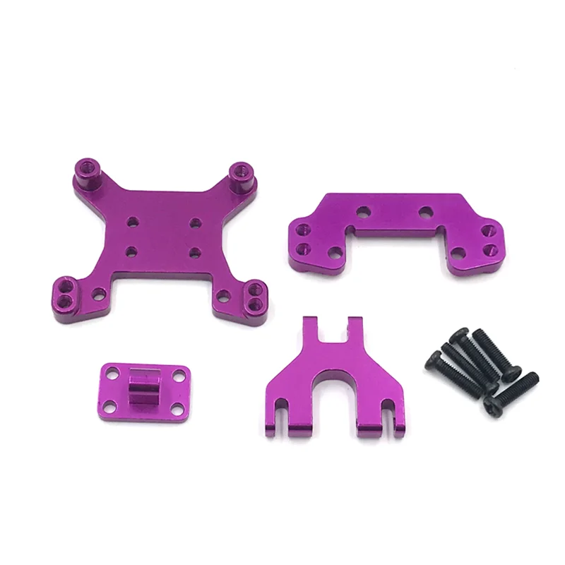 

Suitable For WLtoys 1/12, 124016, 124018 RC Car Metal Upgrade And Modification Parts, Front And Rear Shock Absorbers