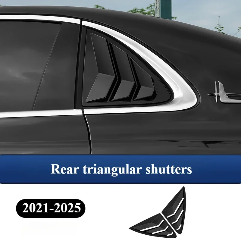 

For Mercedes-Benz S-Class S400L S450L S480 2021-2025 Rear Triangle Window Shutters interior Modified Accessories Supplies