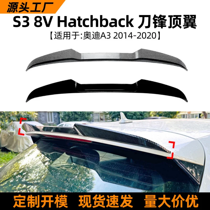 

SAARПодходит для Audi A3 8V Hatchback 2014-20 моделей верхний хвостовой спойлер на крыло внешняя модификация