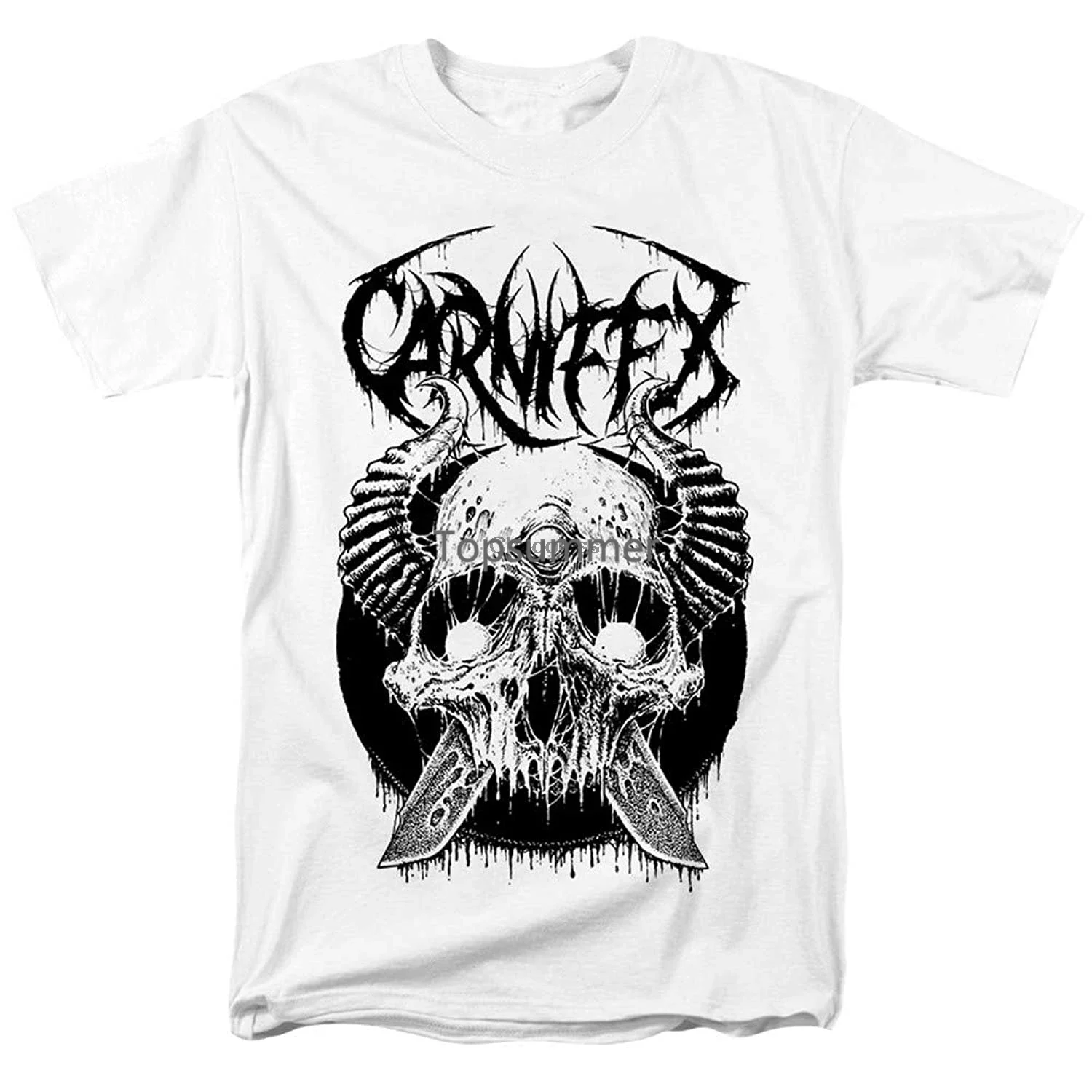 

Men'S Tshirt Short Sleeve Shirt Carnifex Rock Tee Women Hiphop Shirts(9)