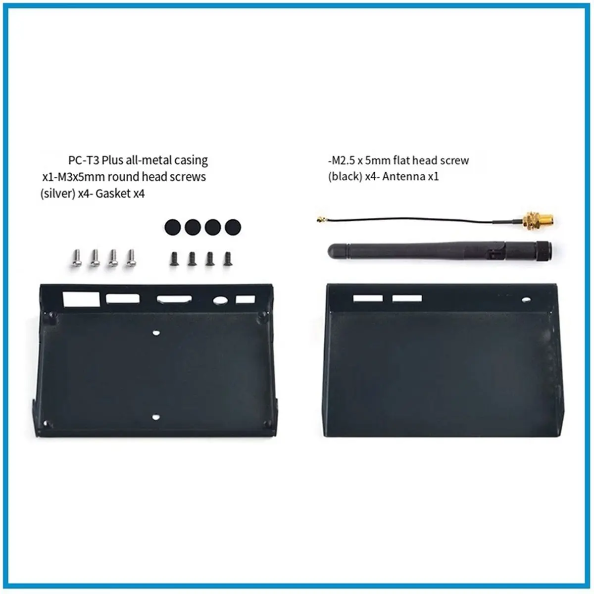 For T3 Plus All-Metal Case with Antenna for T3 Plus Box Installation is Quick and Easy