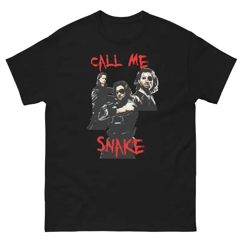 Snake Plissken T Shirt Escape From Ny Call Me 80S Tee