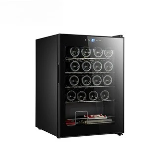 Compressor Wine Cooler Cabinet,20-Bottle Thermoelectric & Compressor Dual Cooling,Compact Mini Wine Fridge,Small Red Wine Cooler
