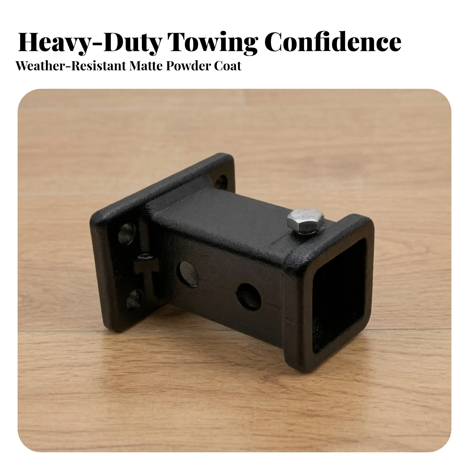 Trailer Arm Receiver Heavy Duty Trailer Arm Quick-Connect Base Towing Accessory Cast Steel for Automotive DIYers