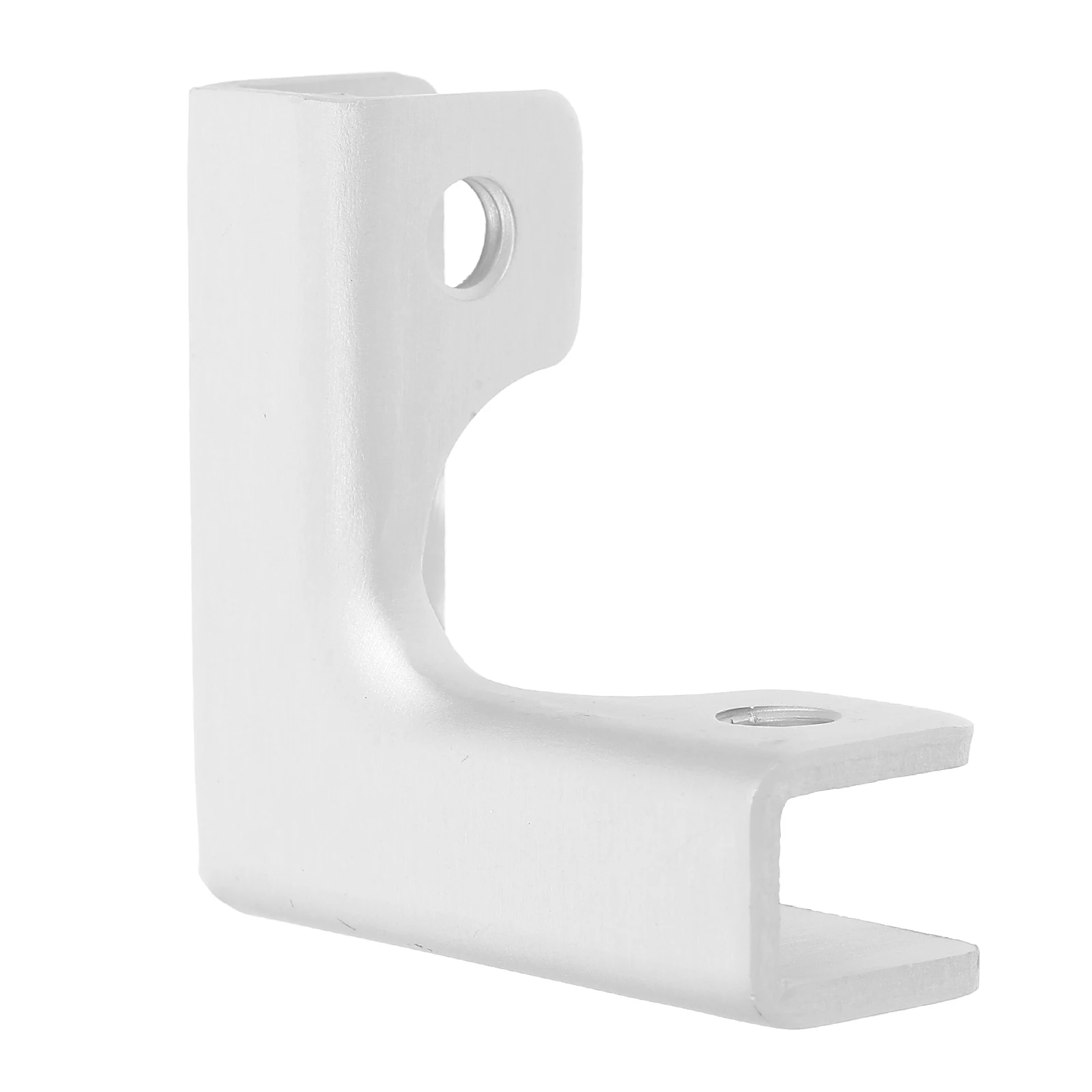 

Glass Mounting Brackets Silver Aluminum Display Frame Shelf Bracket Door Corner Clamp Metal Partition Support Sturdy Fixing