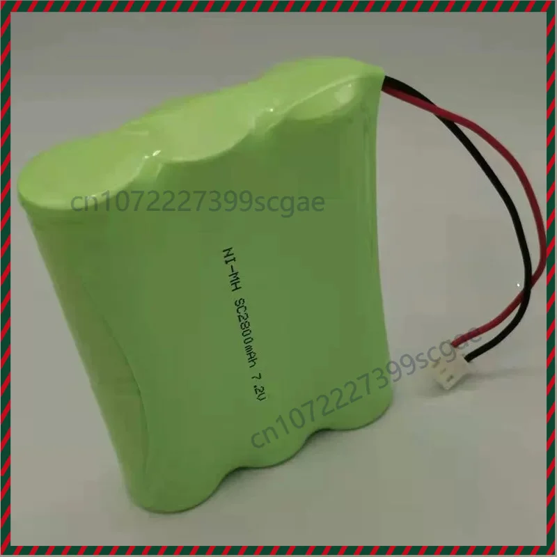 Ni-MH Rechargeable Battery Pack SC 2800mAh 6V 7.2V for Electronic Crane Scale Display Meter