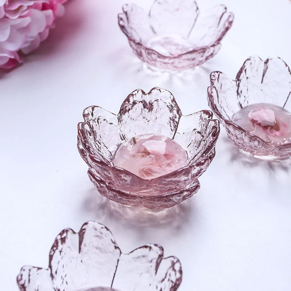 

6 Pcs Jewelry Trays Glass for Decoration Small Dish Fruit Platter Bowl Bowls Decorative Plate Salad