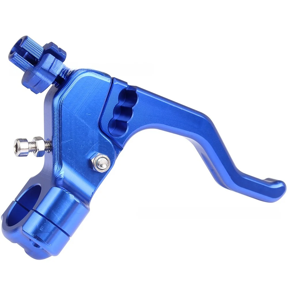 CNC Aluminum Motorcycle Short Stunt Clutch Lever for Most 7 8 Inch 22mm Handlebars Rust Resistant Smooth Throttle