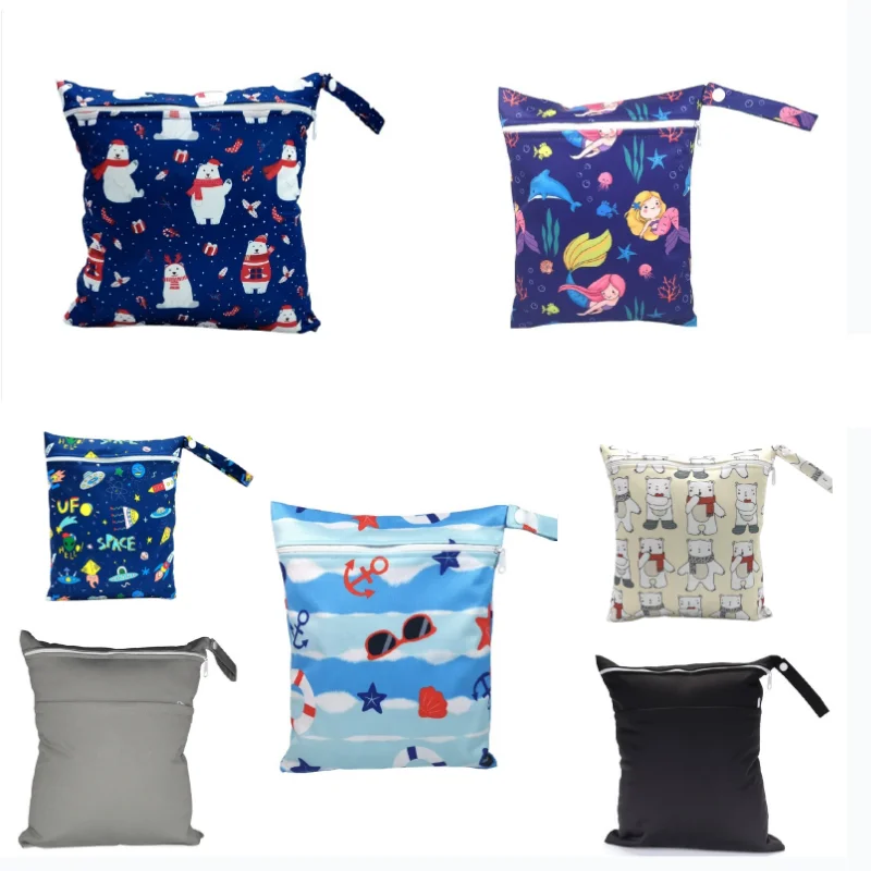 

Wetbags Washable Reusable Cloth Diaper Nappies Bags Waterproof Swim Sport Travel Carry Bag Lesportsac Baby Bag Diaper Storage