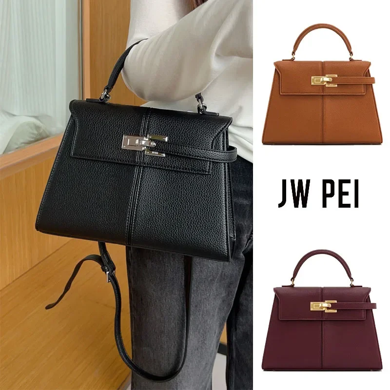 JWPEI Women's Crossbody Bag New Style Genuine Leather Fashionable Versatile Handbag Commuter Bag For Daily Use