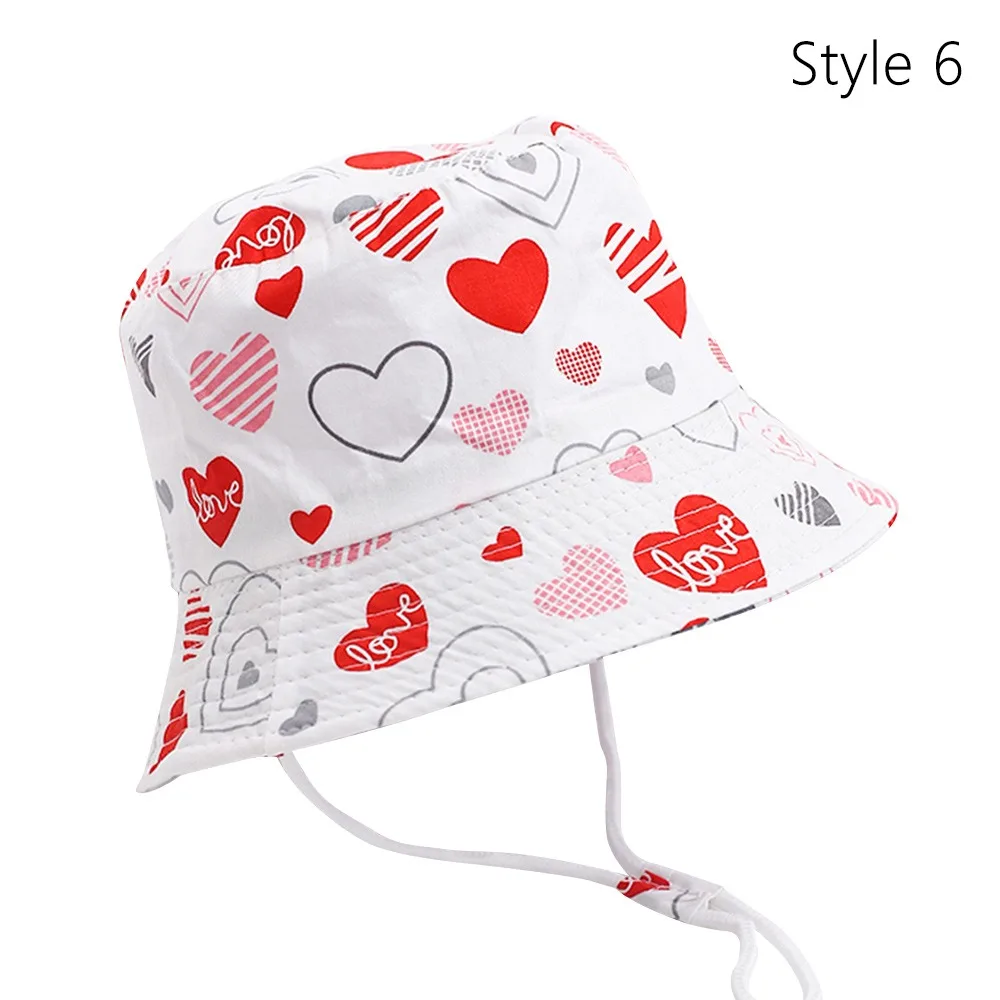 

Cute Cotton Polyester Baby Hats Sun Shading Cartoon Fisherman Hat UV Protection Versatile Panama Hat Outdoor Children Toddler