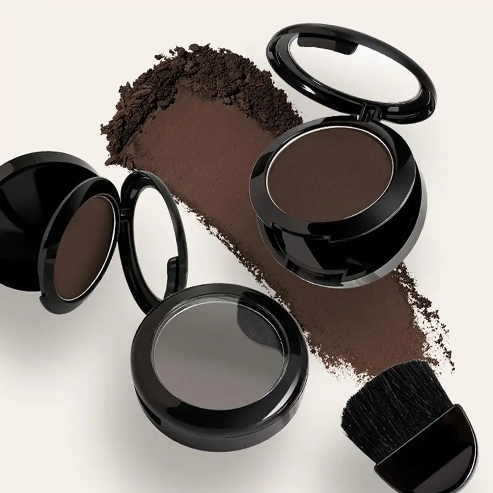 Black ﻿ Fluffy Hairline Powder Concealer Temporary Hair Fibers black Hair Root Cover Up Gray Coverage Hairline Shadow Powder
