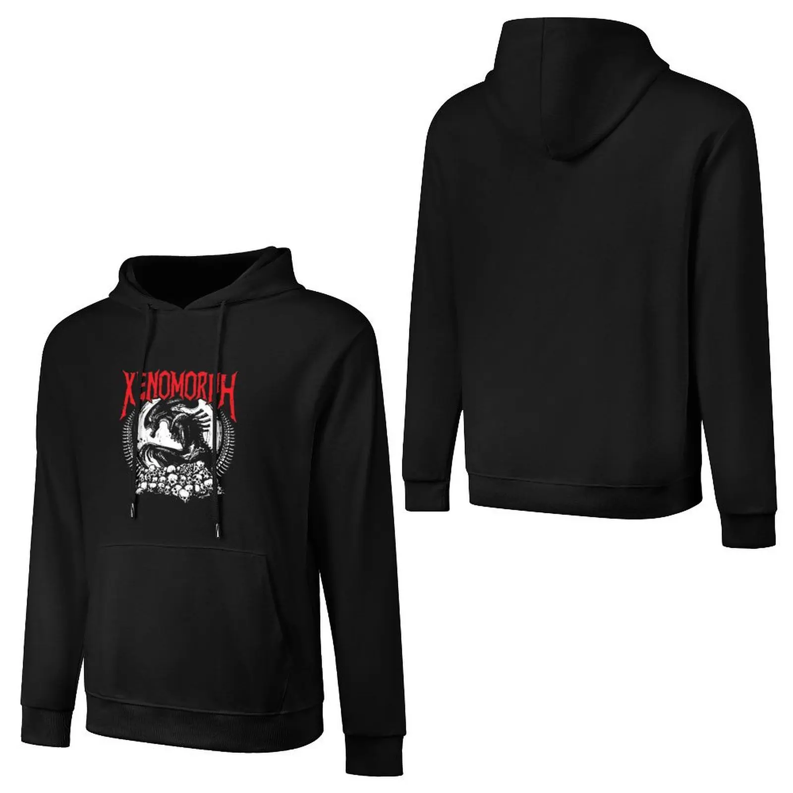 Death Metal Xenomorph Pullover Hoodie anime clothing korean autumn clothes new in hoodies & sweat-shirt