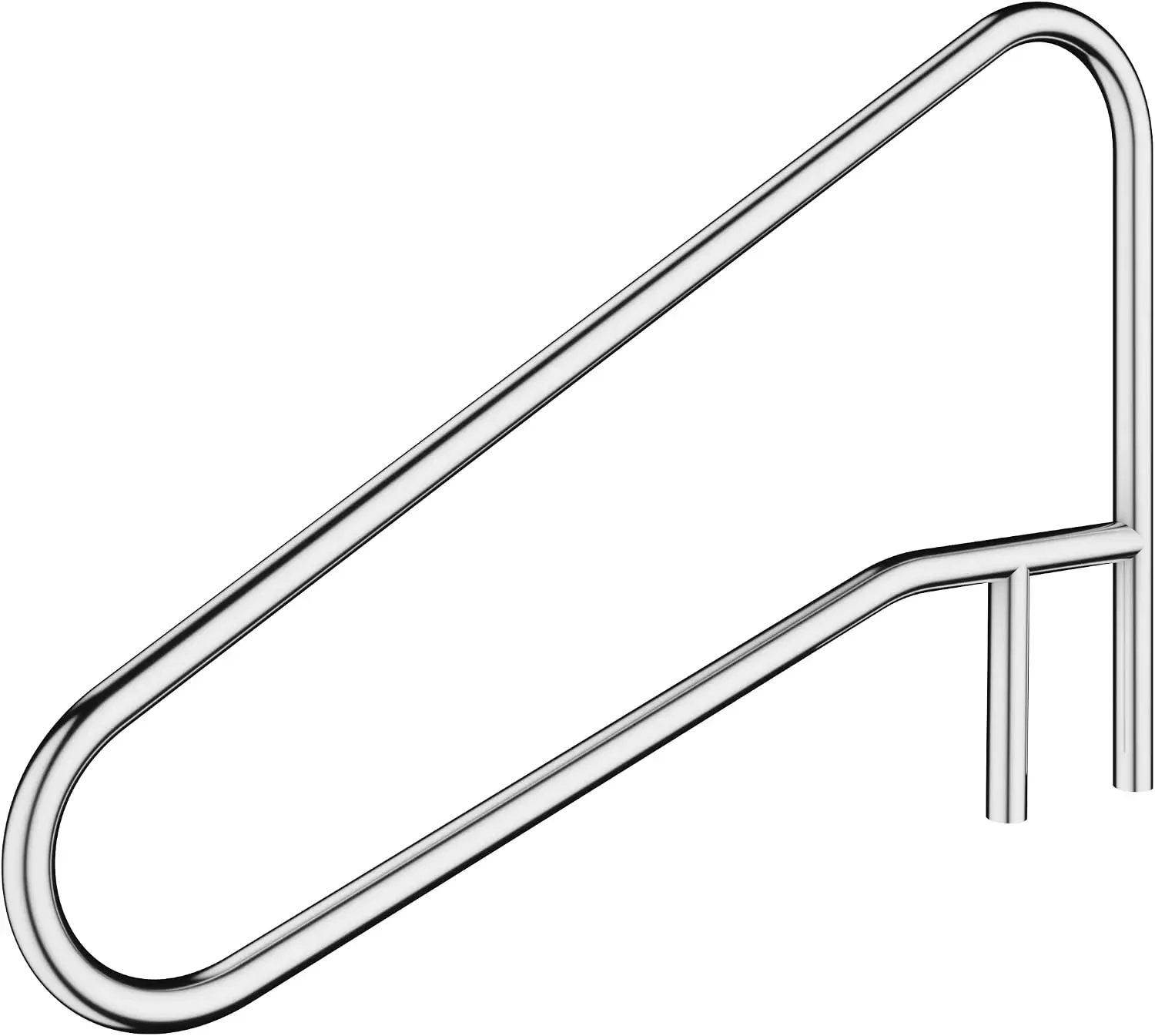 Pool Handrail Swimming Pool Stair Rail 49-3/8