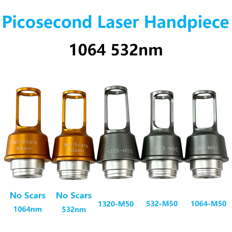 1 Set Picosecond laser Yag Laser Handle Tip Head Lens 1064nm 532nm Remove Tattoos,Melanin and Blue Pigment Beauty Device Accesso