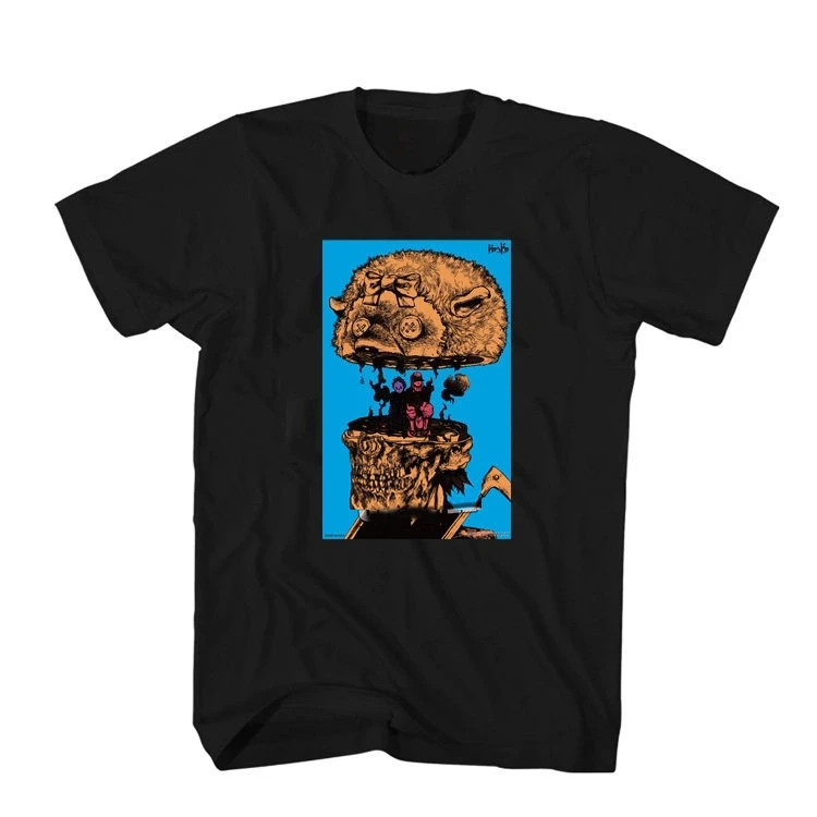 Dorohedoro Exotic Beast Magic City Cayman Nikaido Anime Peripheral Japanese-style Trendy Cotton Short-sleeved T-shirt