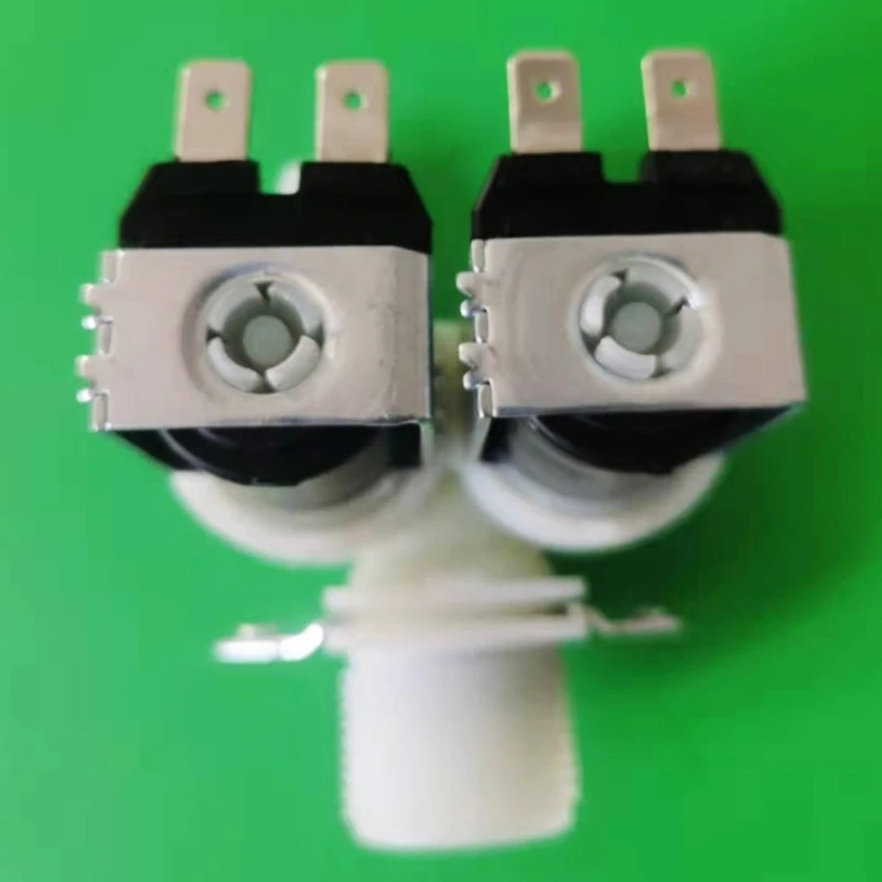 Professional Water Electric Solenoid Valves 110V/220V/12V/24V One-In Two-Out Normally Closed Used for Washing Machine