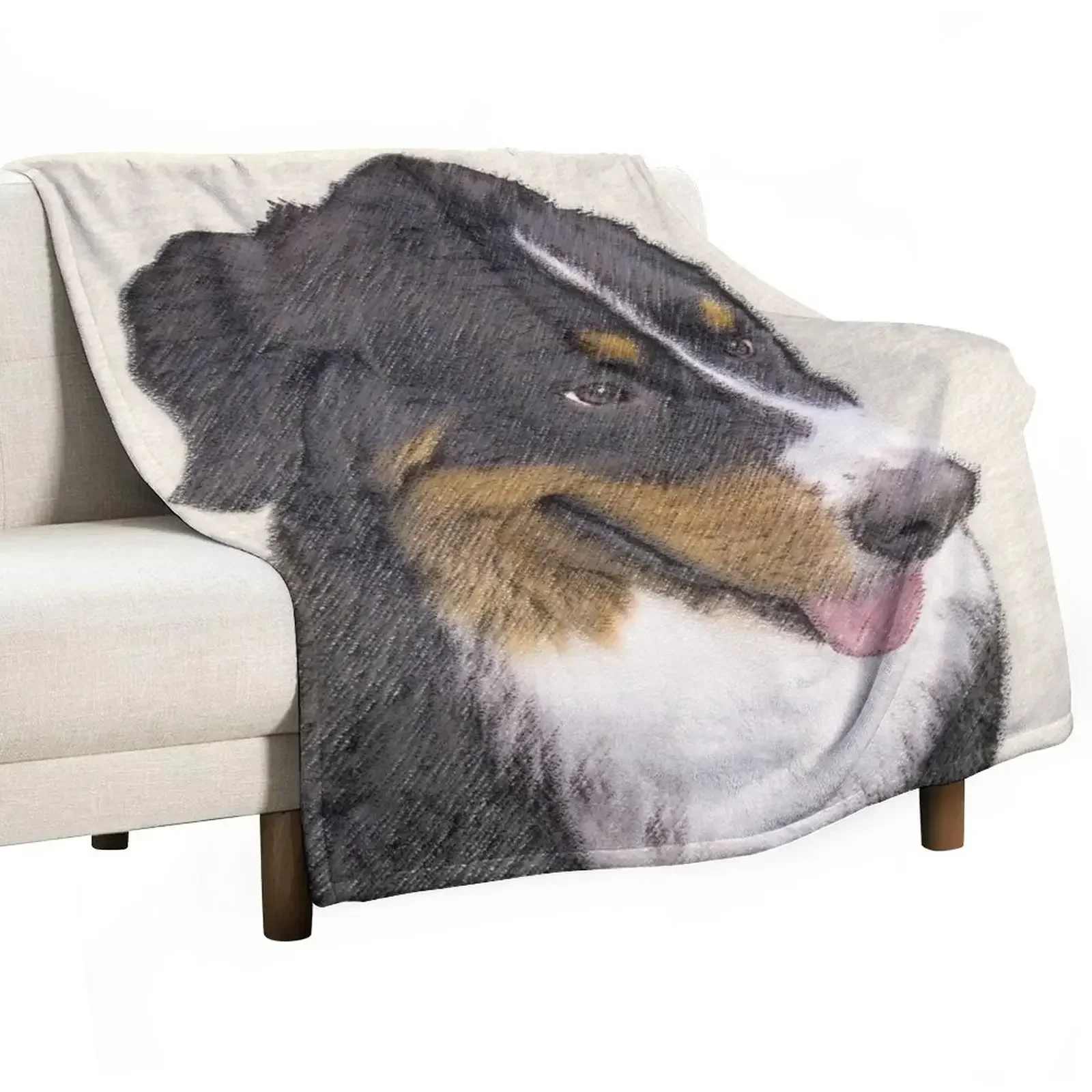 

Bernese Mountain Dog Throw Blanket Vintage Decorative Throw Blankets