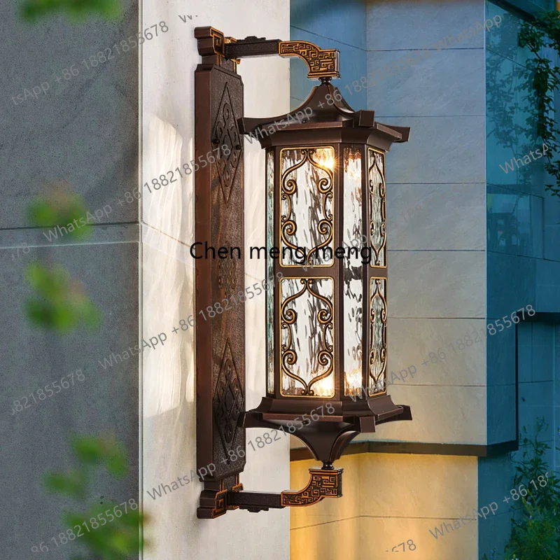

European outdoor waterproof garden light garden gate super bright outdoor balcony exterior wall light