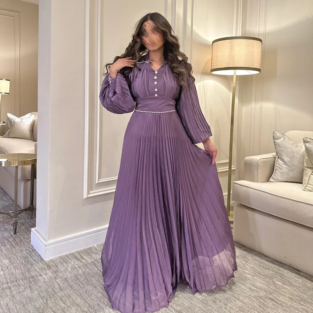 

Serendipity Chiffon Evening Dress vestido boda invitada elegante Elegant Ruched Purple Cocktail Prom Gown For Sexy Women 2024