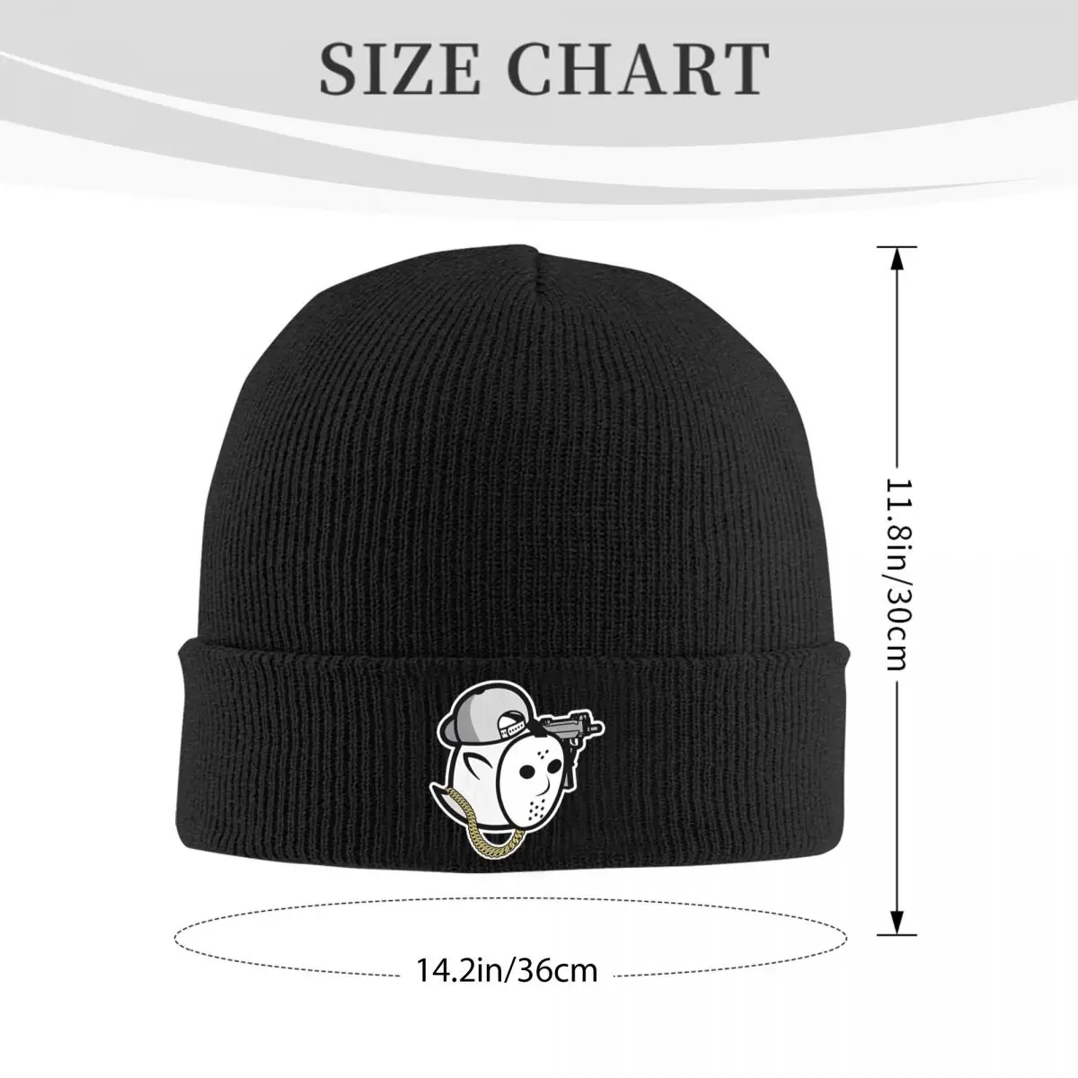 GHOSTFACE KILLAH Knitted Hat Beanies Autumn Winter Hat Warm Fashion Rapper Lil Peep Cap for Men Women