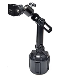 Walkie Talkie Car Holder, Stand Adjustable Car Cup Mount Installation Handheld Radio Vehicle Cradle for Baofeng Motorola Radio