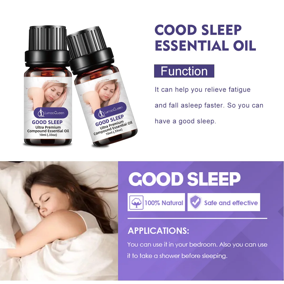 

10ml Good sleep Essentil Oil For Spa Massage Aromatherapy Essential Oil Sleep Aid Anxiety Relief