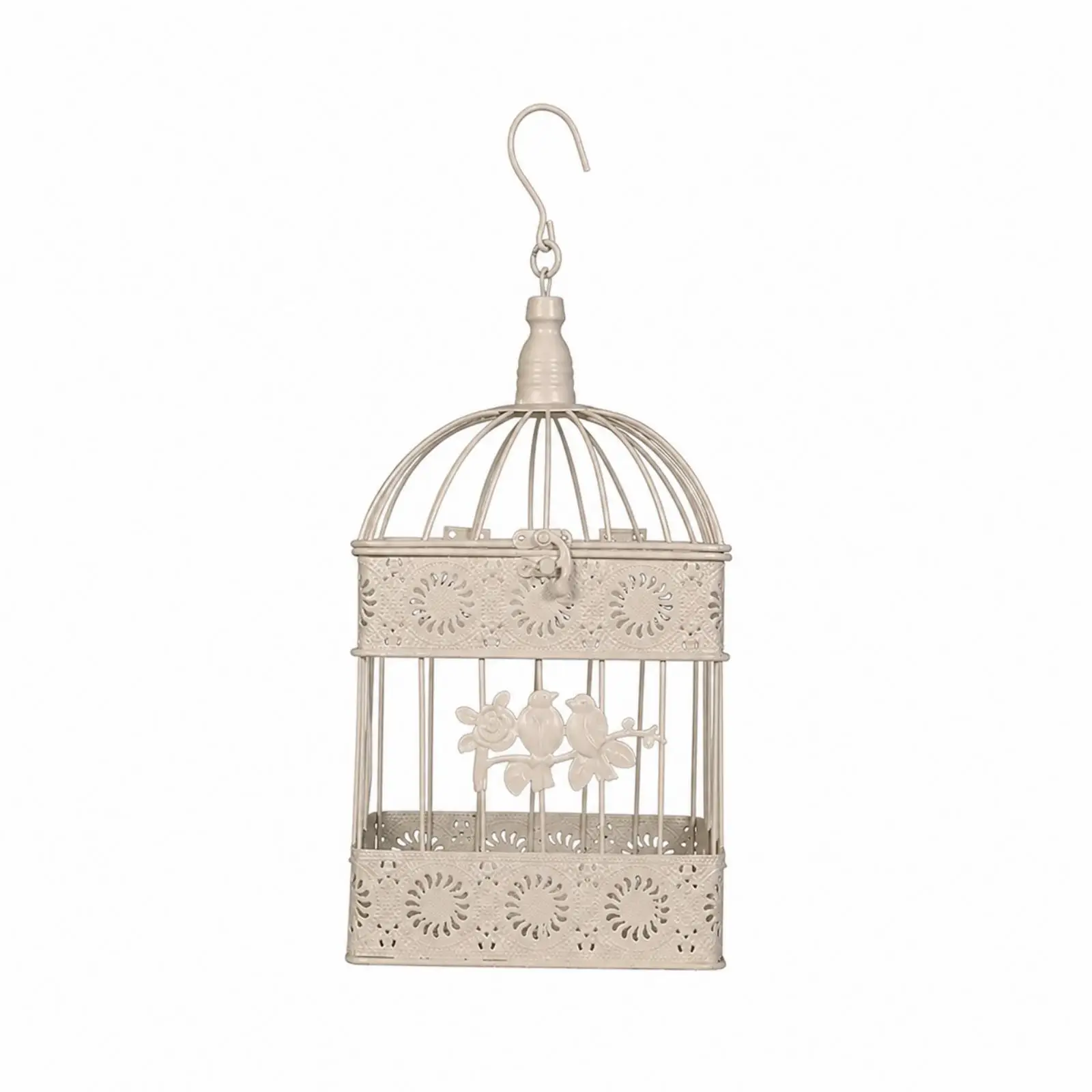 4 Pieces Metal Decorative Birdcage | Birdcage with Latch Closure, for Home