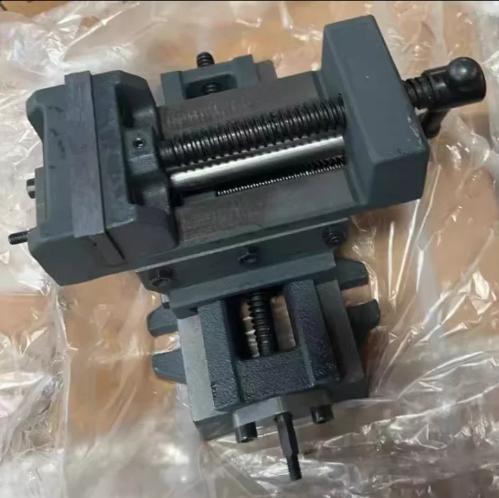 Heavy-duty Precision Cross Flat Pliers Bench Vice Drilling Machine Variable Milling Machine Bidirectional Moving Vice Workbench