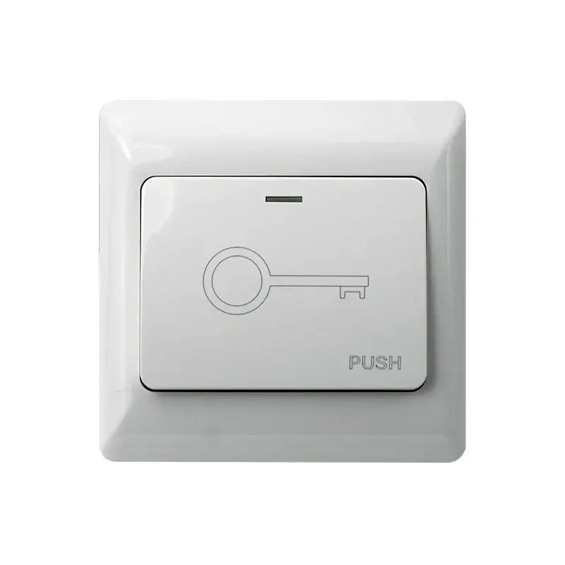 Door Exit Button Release Switch for Access Control System Electronic Door Lock NO NC COM Plastic Access Doorbell Push Button