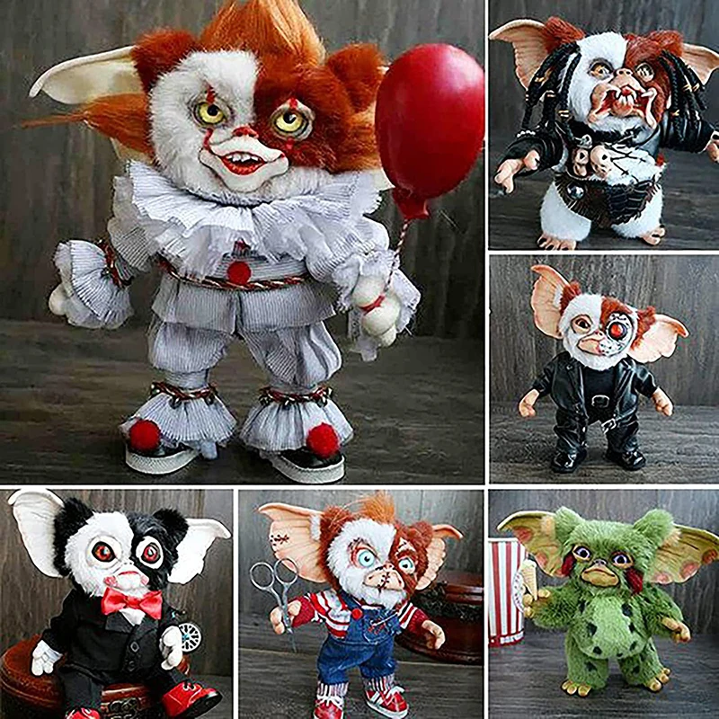 Halloween Horror Figures Clown Figurine Decoration Resin Artistic Fairy Garden Miniature Store Desktop Decor Kids Toy Gifts