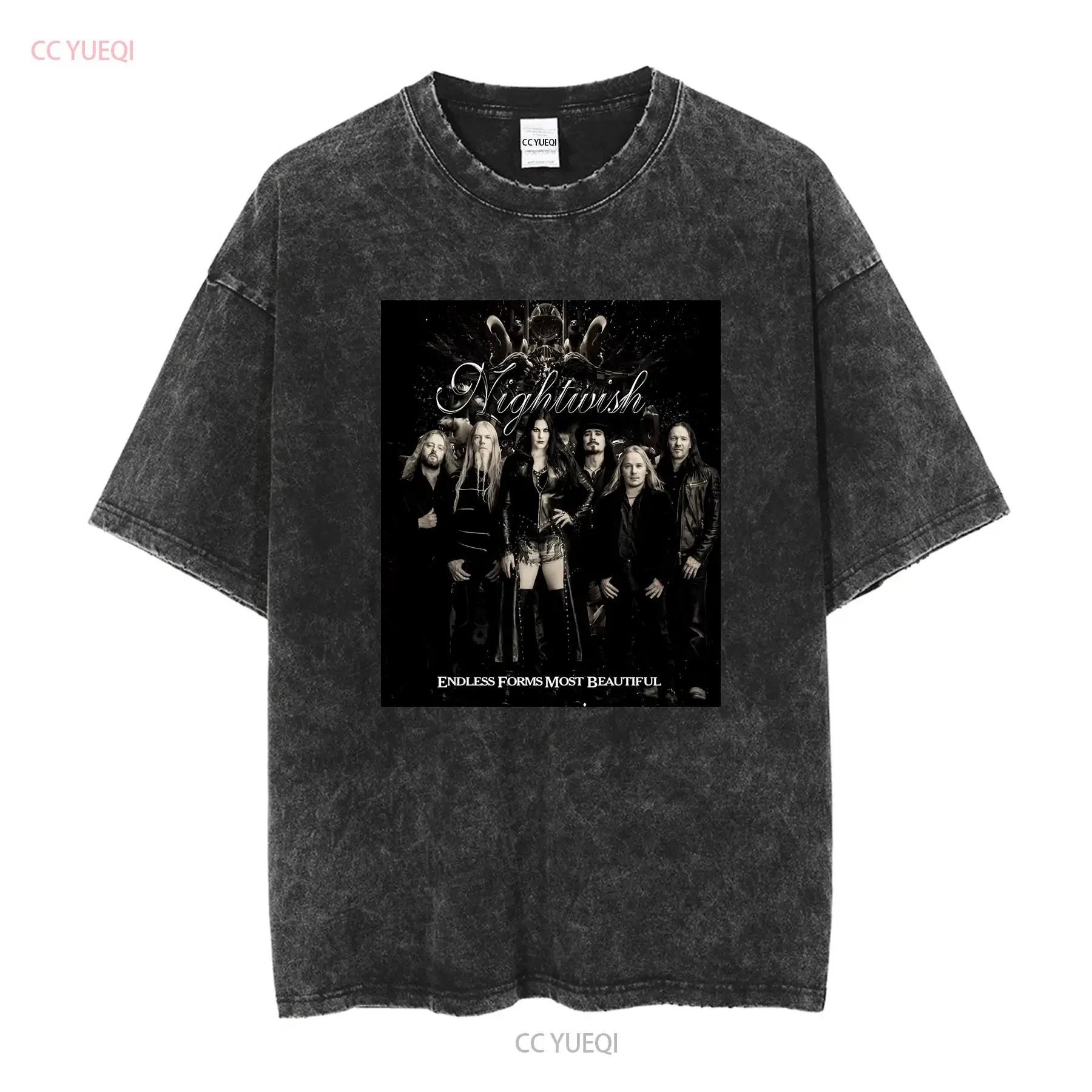 Nightwish Endless Forms Most Beautiful Black S to 5XL T Shirt Xmas K2235 long sleeves vintage Washed Top For Everyday Wear