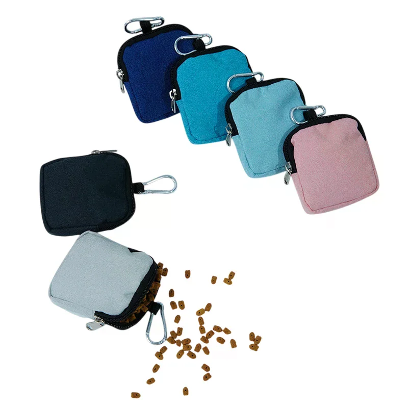 Portable Dog Treat Bag Outdoor Puppy Snack Bag Multifunctional Dog Reward Bags Dog Training Waist Bags Pet Supplies