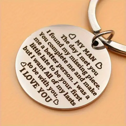 2 पीस 10 best sales प्रेम चाबी का गुच्छा - №5