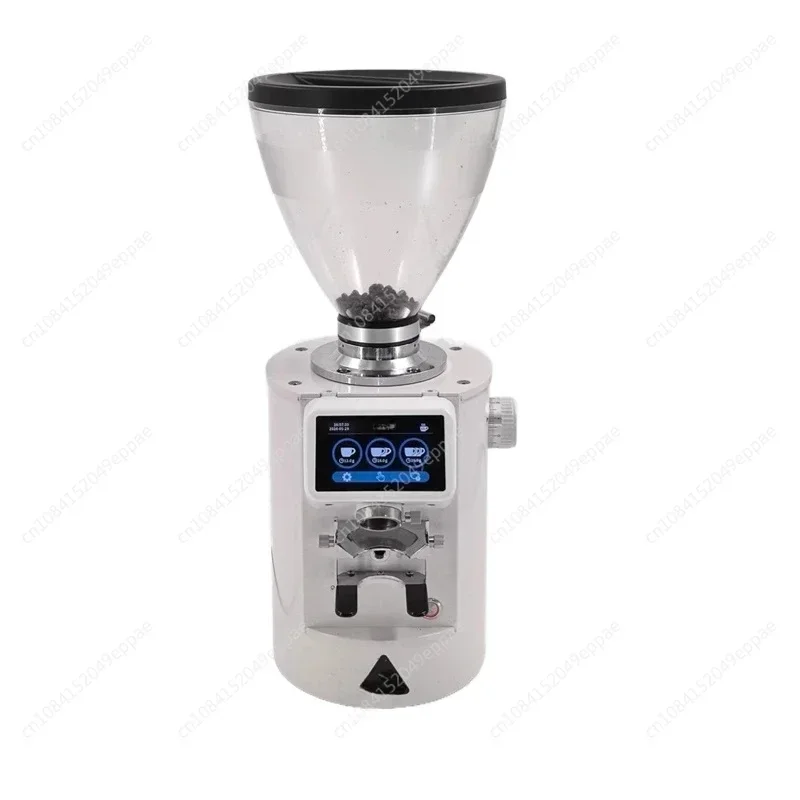 Electric Coffee Grinder 600W Espresso Coffee Grinder Flat Disc Coffee Miller Touch Panel With Weighing Quantitative