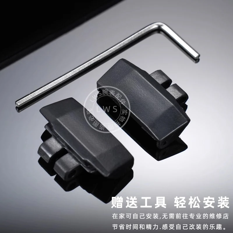 GBD-200 تعديل حزام (استيك) ساعة محول ل كاسيو G-shock GBD200 النايلون المطاط حزام ساعة اليد الفولاذ المقاوم للصدأ سوار موصل 22 مللي متر