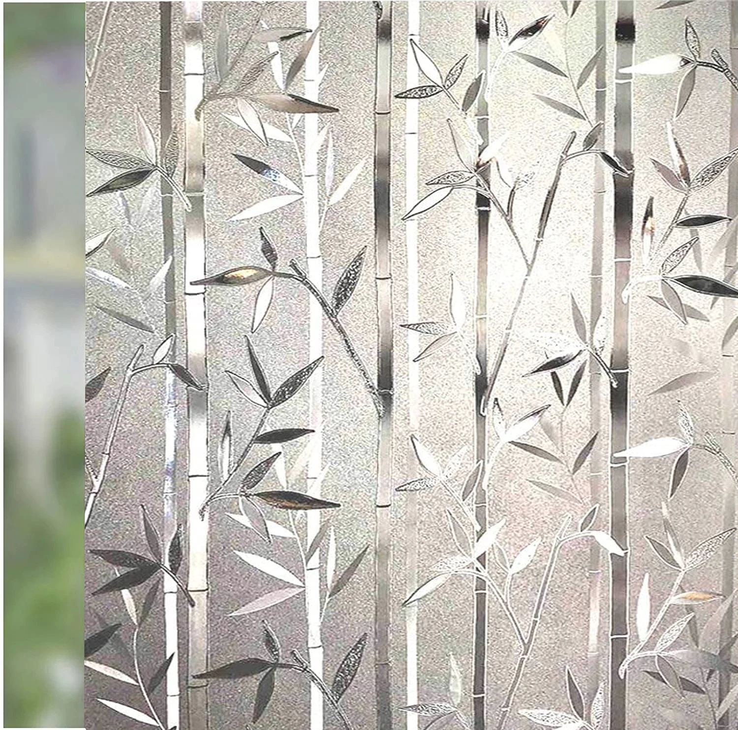 Window Privacy Film Static Glass Window Clings Vinyl 3D Window Decals Rainbow Window Sticker for Glass Door Heat Control Anti UV