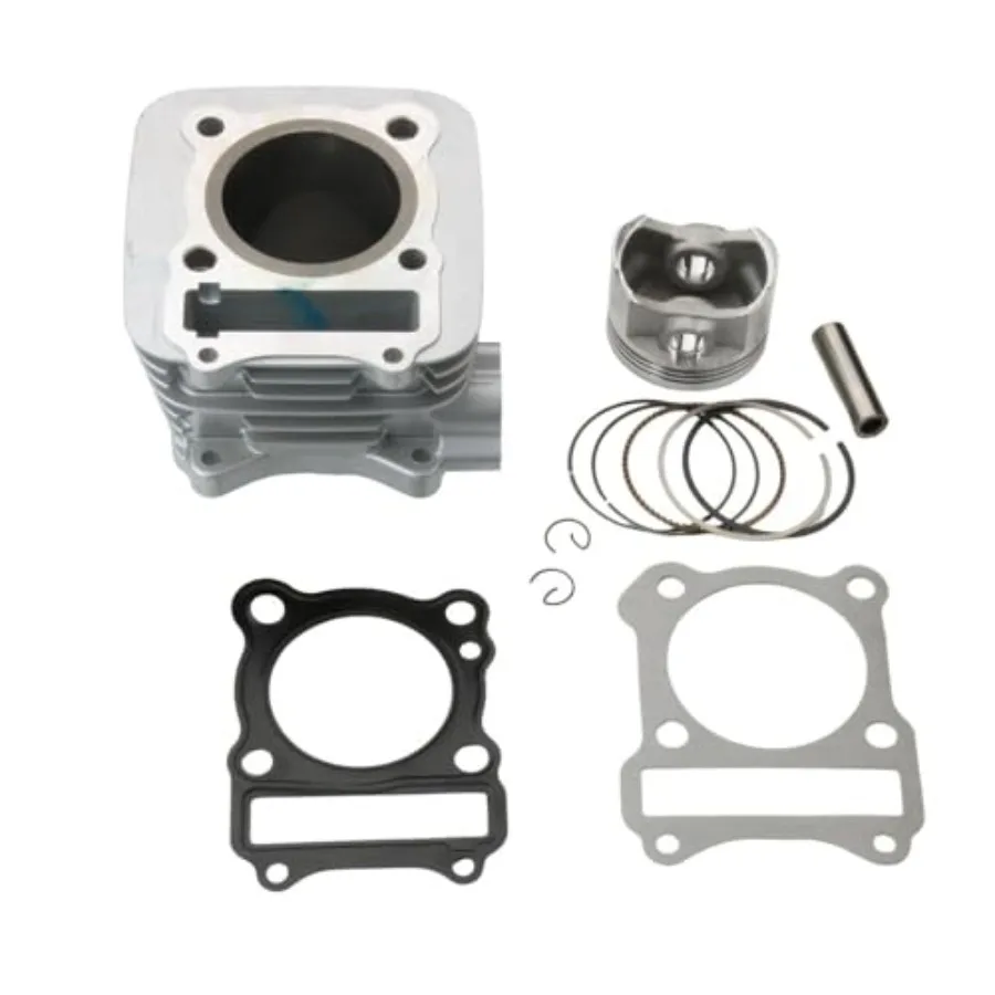 62 مللي متر 150cc مجموعة اسطوانات كبيرة تتحمل للدراجات النارية 125cc 4 السكتة الدماغية محرك ترقية الملحقات مناسبة لسوزوكي EN125 GS125 GN125