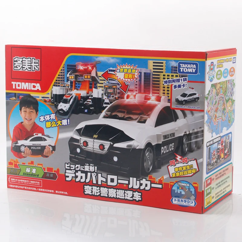 Модель машины полицейского патрулирования TAKARA TOMYC 135920CN, модель модели из литья под давлением, игрушки для мальчиков