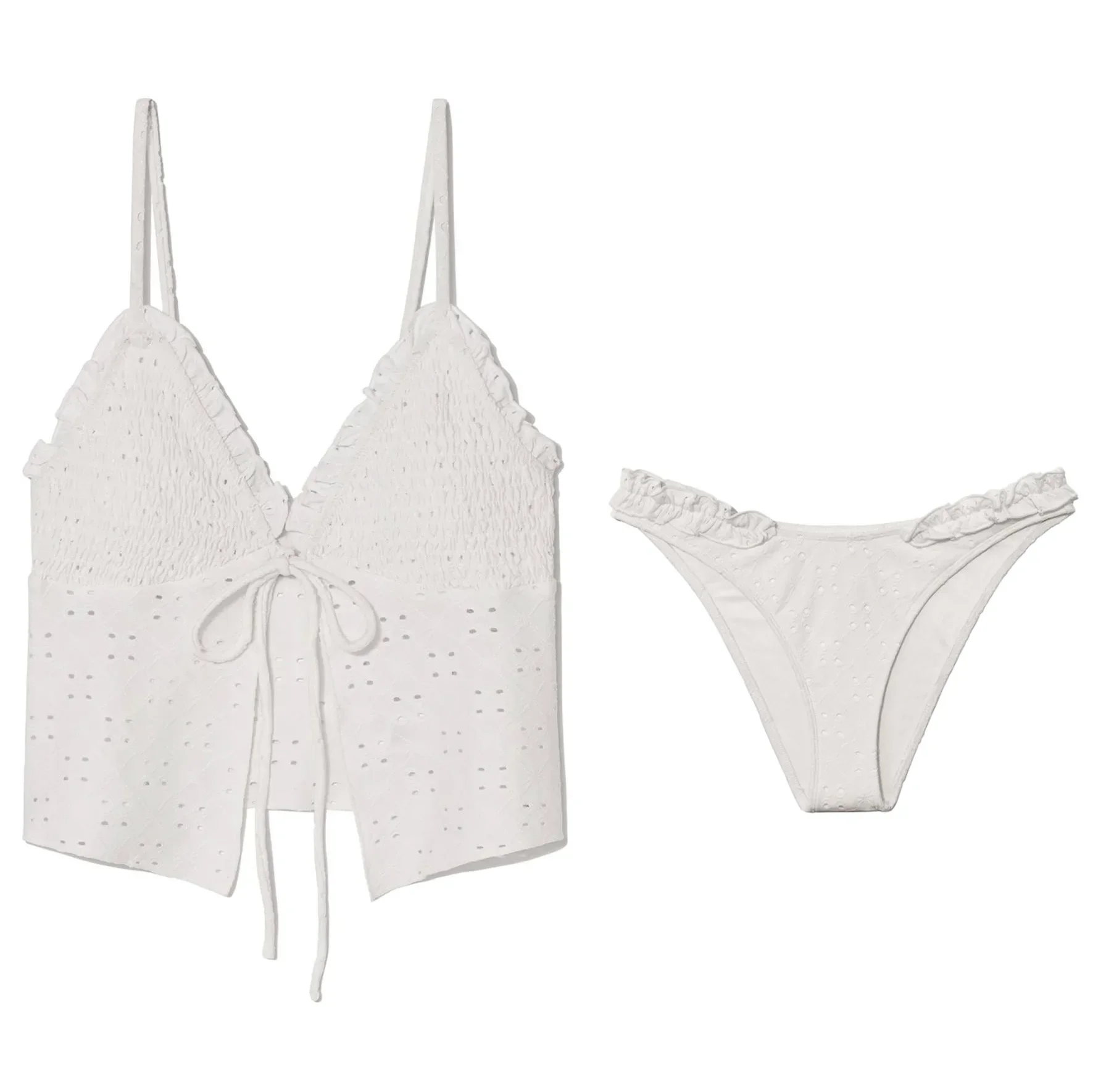 เซ็กซี่ชุดบิกินี่เกาหลีชุดสตรีสามเหลี่ยมแยก High-End เกาหลีชุดว่ายน้ํา 2025 ฤดูร้อนสไตล์ชายหาดชุดว่ายน้ําหญิง Y2k