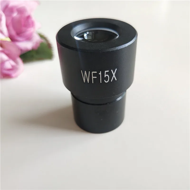 

WF15X 13mm Wide Angle Optical Biological Microscope Eyepiece Lens 23.2MM with Graduated Scale Reticle Ruler 0.1mm