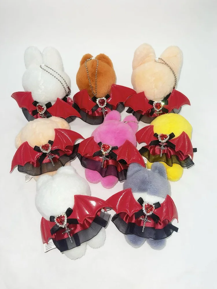 

SKZOO Flow's Plush Toy Pendant for Kids, Halloween Devil Wings Crystal Cloak Backpack Pendant, Stray Kids Pendant Christmas