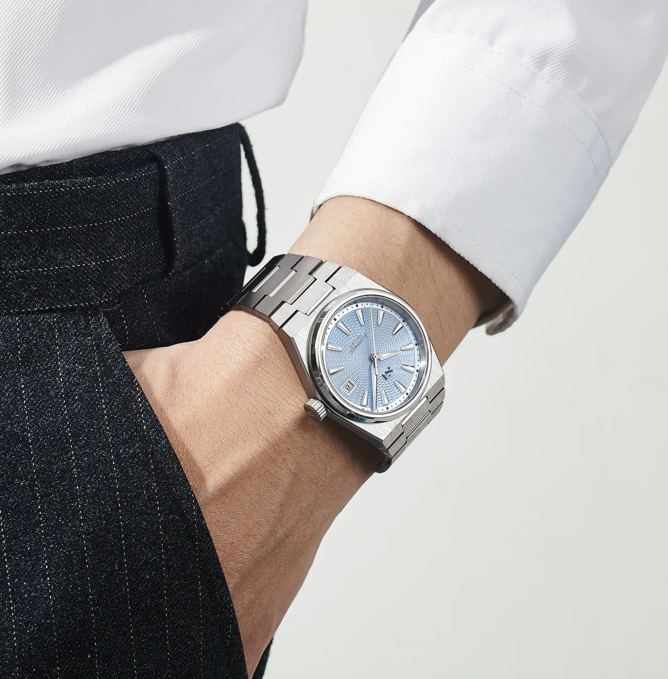 SH13 Men's Watch Automatic Movement Watch Stainless Steel Men Wristwatch 38MM Sapphire Crystal Dive PT5000 Mechanical Watches