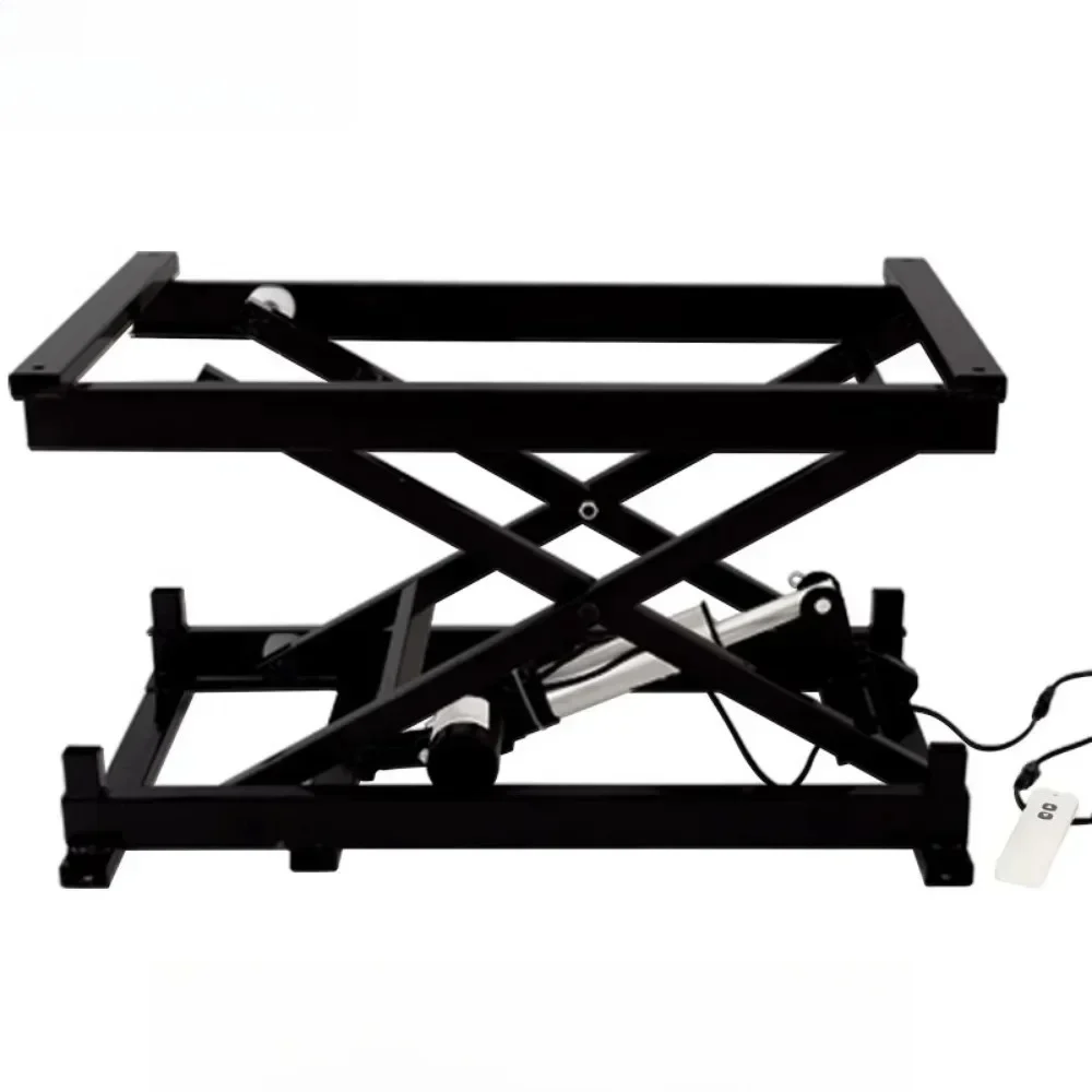 

Lifting bracket of small electric lifting platform moving push rod elevator