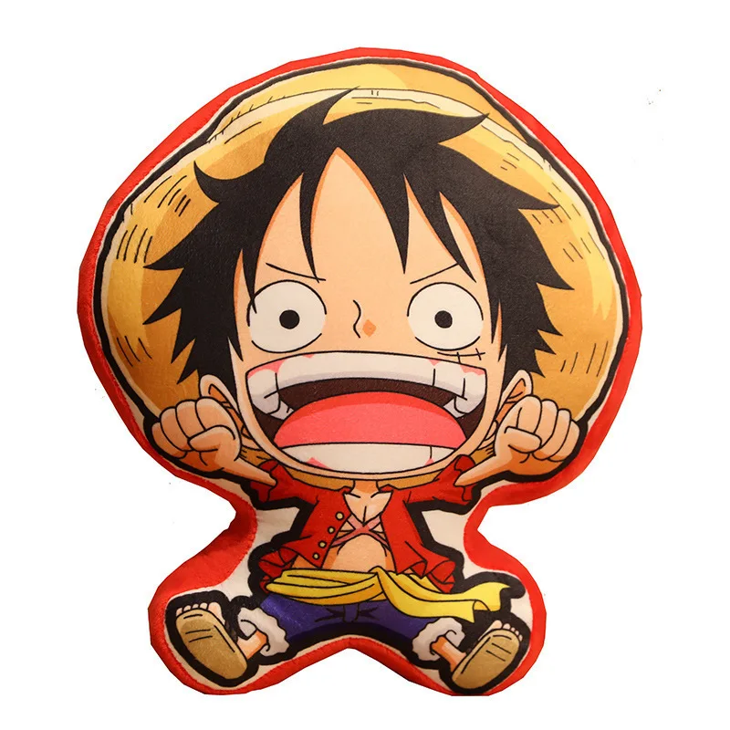 Cute Cartoon Anime Pillow for Kids, Roronoa Zoro, Luffy, Chopper, Nami, boneca de pelúcia, Toy Gift, crianças, 1 Pc, 50cm