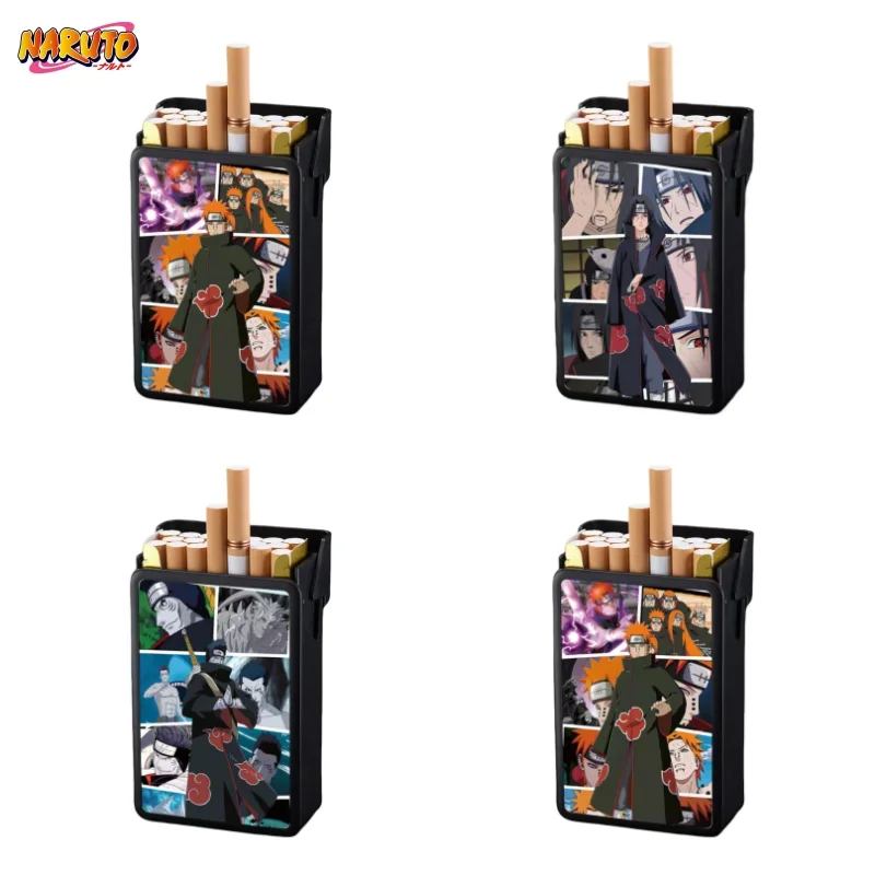 Naruto Anime Automatic Pop-top Cigarette Box Creative Personalized Waterproof and Anti-pressure Hidden Cigarette Artifact Gift