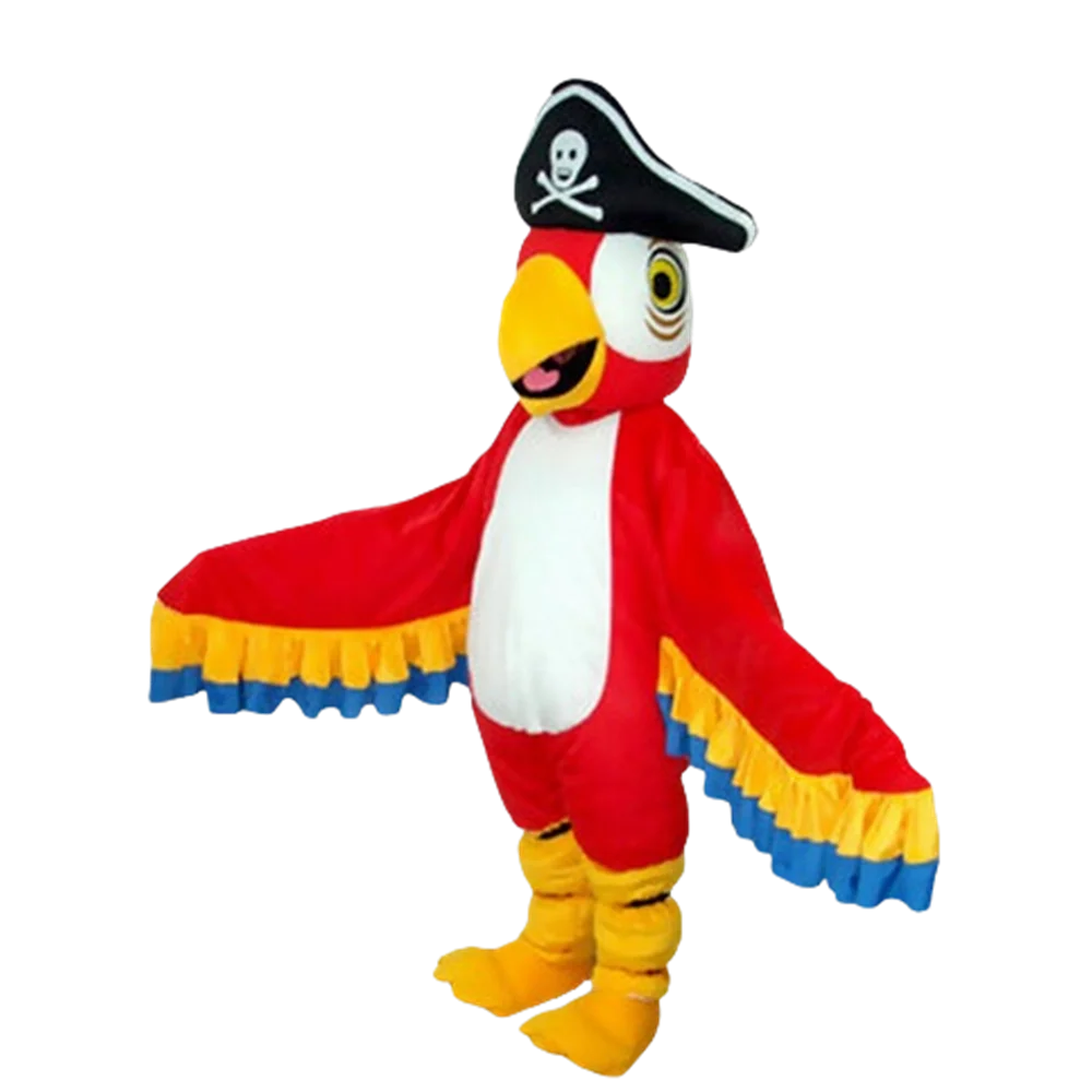 Welcome Pirate Parrot Mascot Costume Adult Pirate Theme Carnival Fancy Dress (Custom by your design)1682