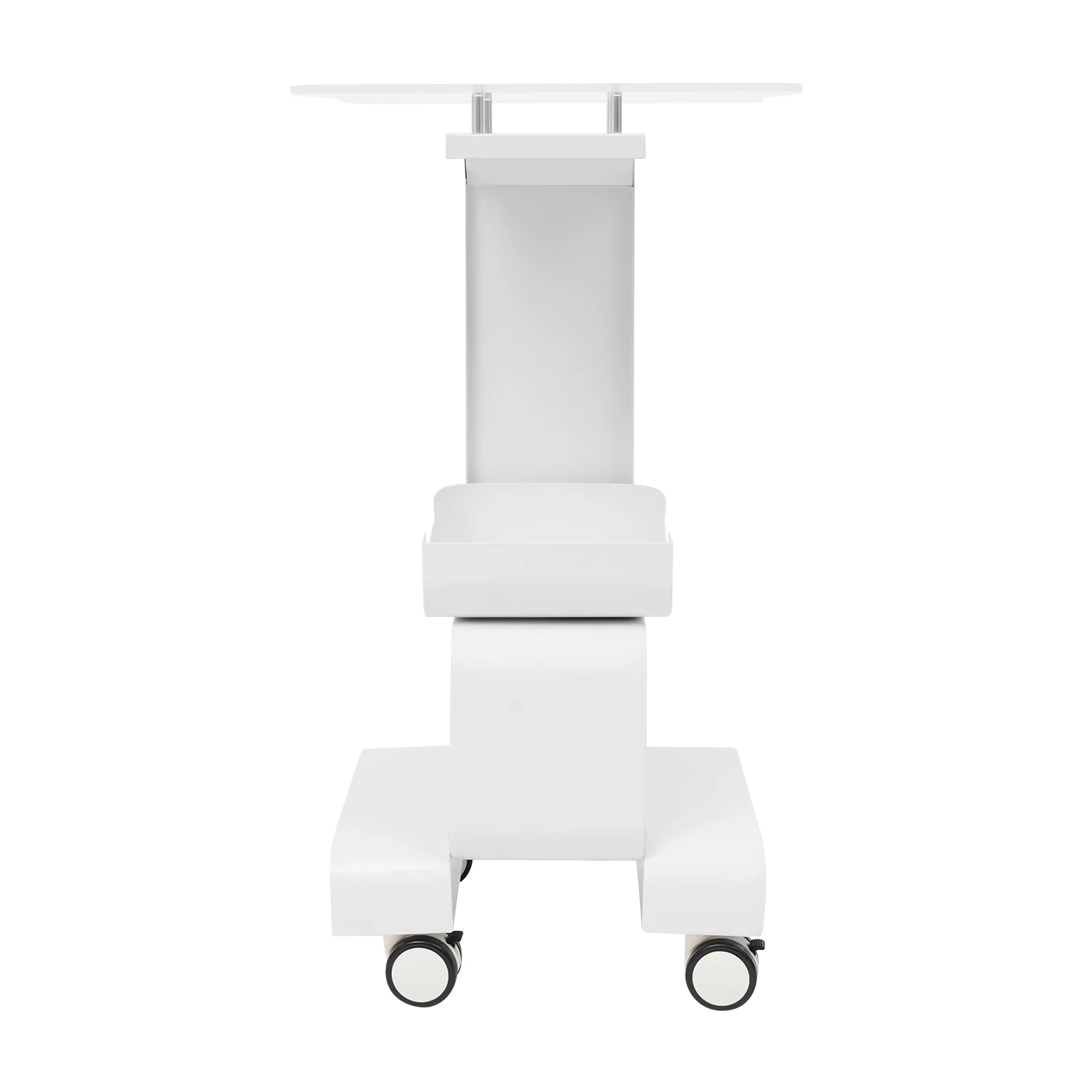 عربة دوارة لصالونات التجميل بطبقتين، عربة حامل آلة التجميل في المنتجعات الصحية، حركة مرنة، لصالونات التجميل ومتجر التجميل والمستشفيات #5