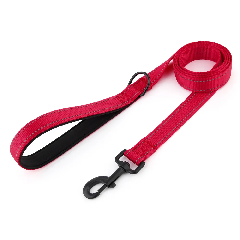 

Dog Laeds Leashes Reflective Silk Nylon Dog Leash for Large Medium Small Dogs To Go Out Thickened Pet Walking Rope